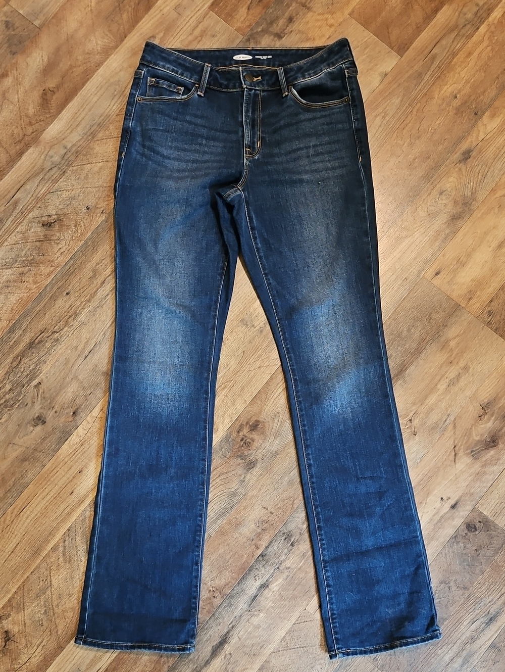 👖Old Navy Dark Blue Kicker Bootcut Jeans